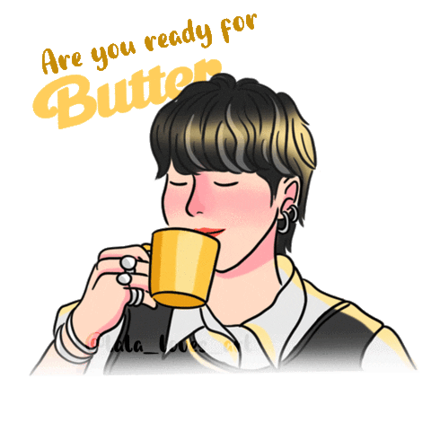 Butter Borahae Sticker