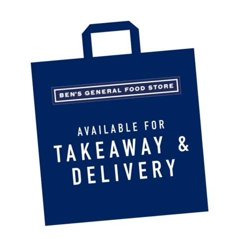 Delivery Takeaway Sticker by Ben's General Food Store
