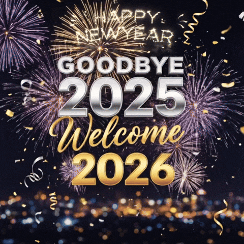 New Year Hello GIF