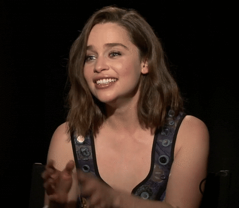 Emilia Clarke Laughing GIF - Find & Share on GIPHY