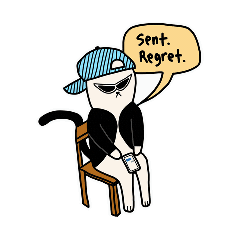 Awkward Tuxedo Cat Sticker by Rocketpong