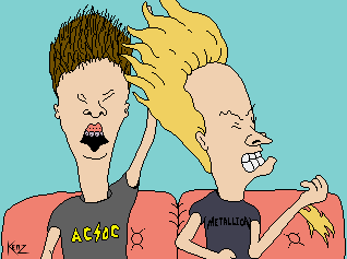 Image result for beavis and butthead gif