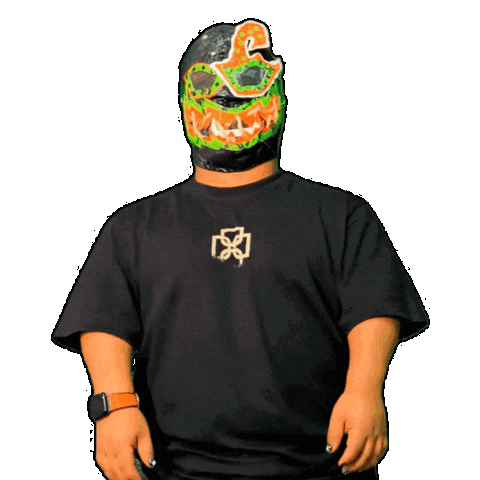 Lucha Libre Smile Sticker