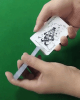 shuffle card trick GIF