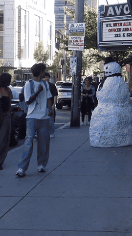 Side Eye Prank GIF by Freaky The Scary Snowman