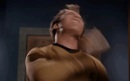 Star Trek Slapping GIF