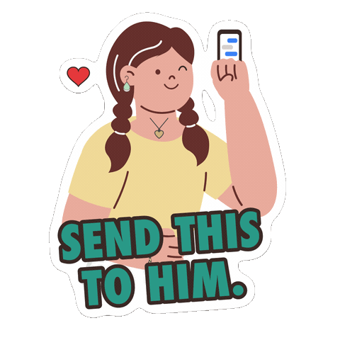 Couple Relationship Sticker by Meet the Batches