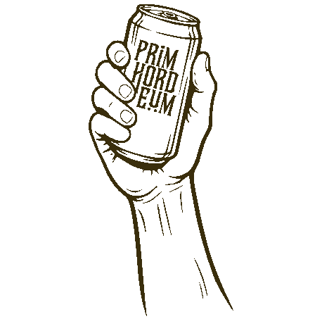 Hand Sticker by Primhordeum