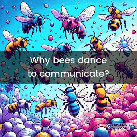 Bees Animal Communication GIF by ExplainingWhy.com
