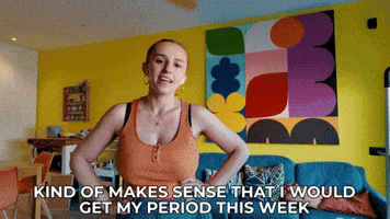 Bad Timing Period GIF by HannahWitton