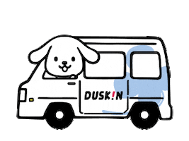Dog Drive Sticker by duskin_dusken_official