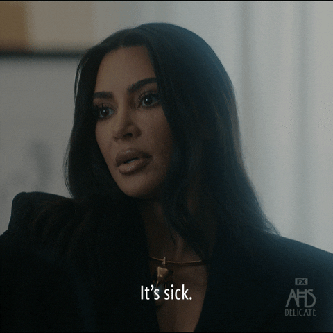 Sick Kim Kardashian GIF by AHS