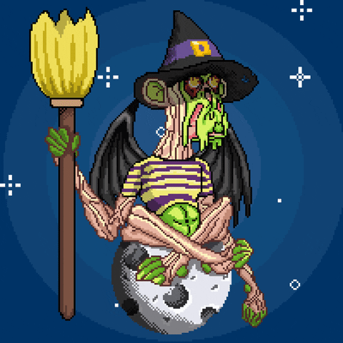 Pixel Witch GIF by memberoneio