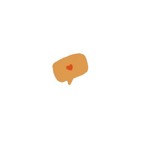Heart Rain Sticker