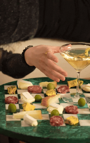 Dirty Martini Cheese GIF by Lo-Fi Aperitifs