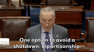 Chuck Schumer Cr GIF by GIPHY News