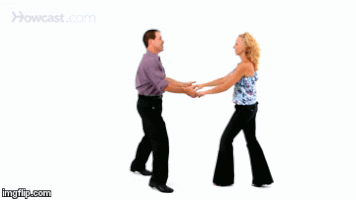 East Coast Swing She-He Turn GIF
