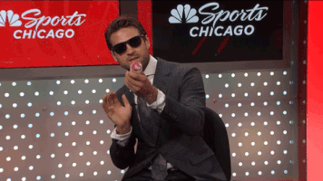 chicago blackhawks sunglasses GIF by NBC Sports Chicago