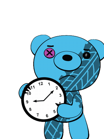 Hurry Up Waiting Sticker by DeddyBears