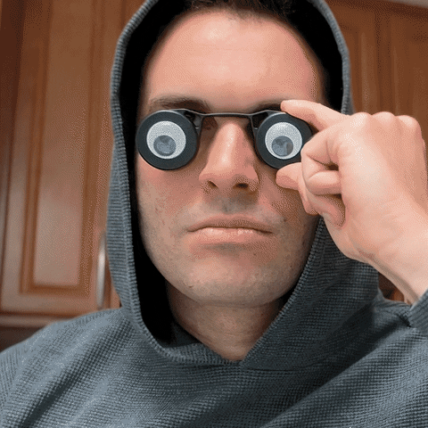 Googly Eyes Watching You GIF by Hope is Sincere