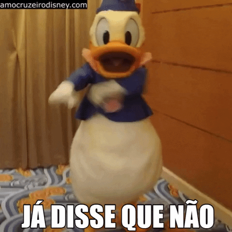 Donald Duck Nao GIF by Amo Cruzeiro Disney