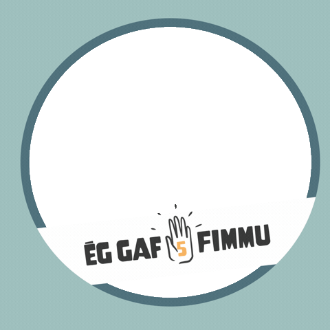 Gefðu Fimmu Sticker