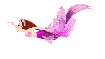 Mermaid Swimming Sticker by Mermaid_Lux