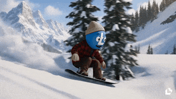 Snow Snowboarding GIF by LitVM