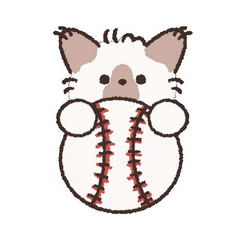 Baseball Ok Sticker by koimoffee