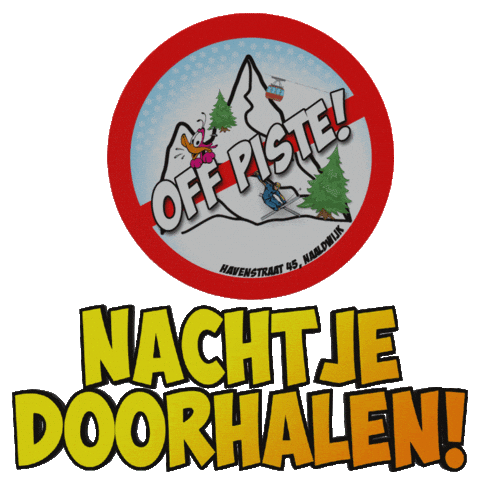 Off Piste Sticker