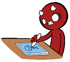 Nervous Work In Progress Sticker