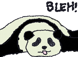 Panda Mocking Sticker