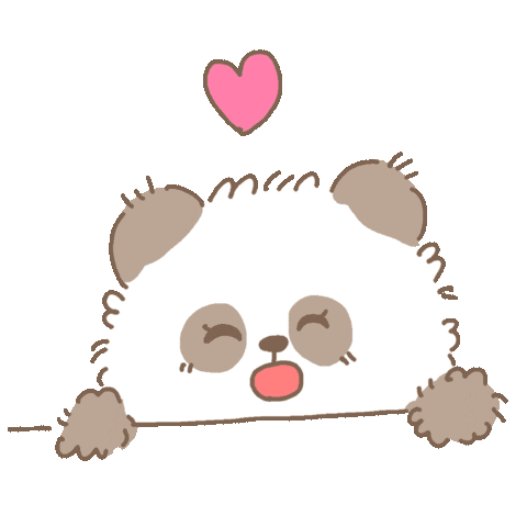 In Love Panda Sticker