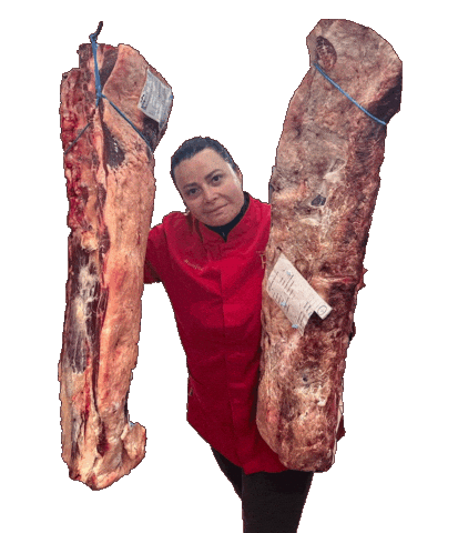 Party Meat Sticker by paolopirascom