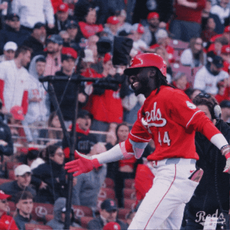 Home Run Celebration GIF by Cincinnati Reds
