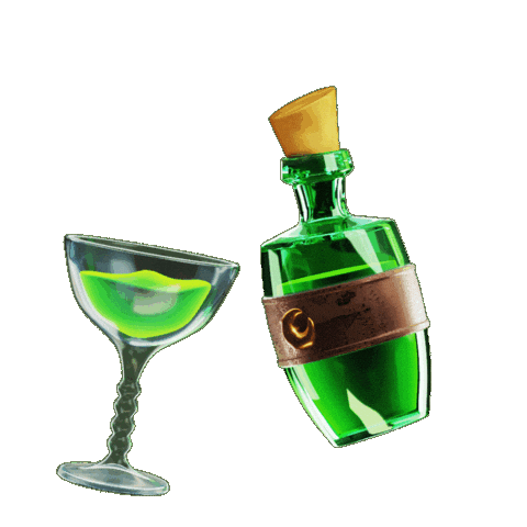 Halloween Brew Sticker by Mora Vieytes