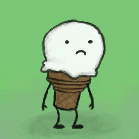 Sad Ice Cream GIF