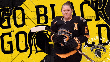 Black And Gold Celebration GIF by Waterloo Warriors