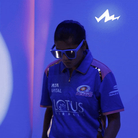 Wpl Saika GIF by Mumbai Indians
