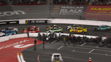 Logano Kylebusch GIF by NASCAR