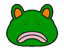 Frog Man Sticker