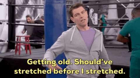 Stretching Max Greenfield GIF by CBS