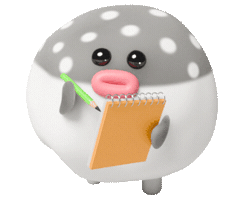 Studying Uh Huh Sticker