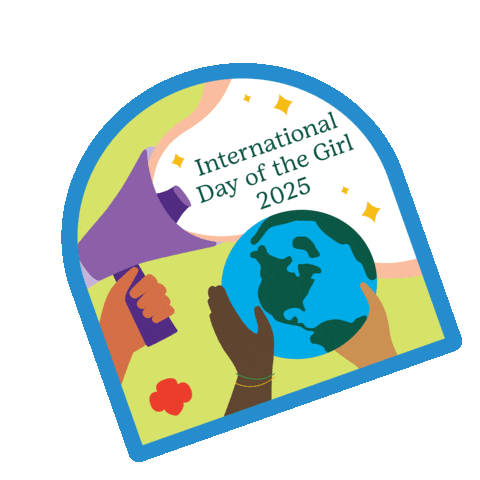 International Day Of The Girl Sticker by Girl Scouts