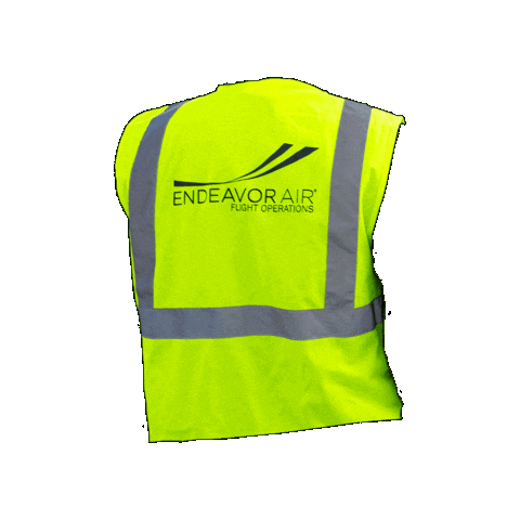 Flying Flight Operations Sticker by Endeavor Air