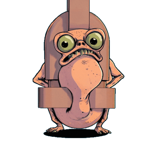 Under Pressure Help Sticker by Glooberts