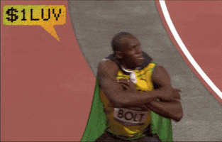 Usain Bolt Olympics GIF by cryptorastas