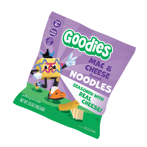 Mac And Cheese Noodles Sticker by Goodies Kids Snacks