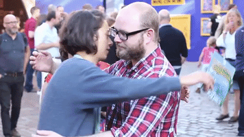 penguinintheroom hug hugging samantha baines will duggan GIF