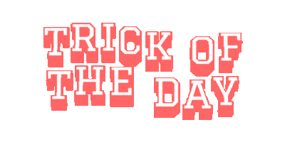 Trick Of The Day Sticker by A2WAKE